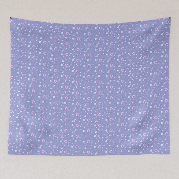 Item preview, Dusty blue pink cute dot circle design | faded blue pink aesthetic dots circles designed and sold by lausn.