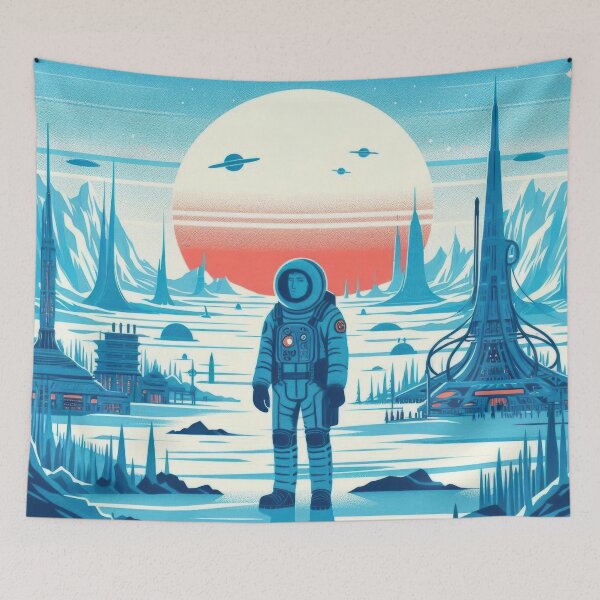 Item preview, What now? Astronaut on an icy planet designed and sold by yearmoe.
