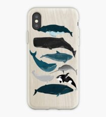 Vinilo o funda para iPhone Ballenas - Pod de ballenas Posters por Andrea Lauren