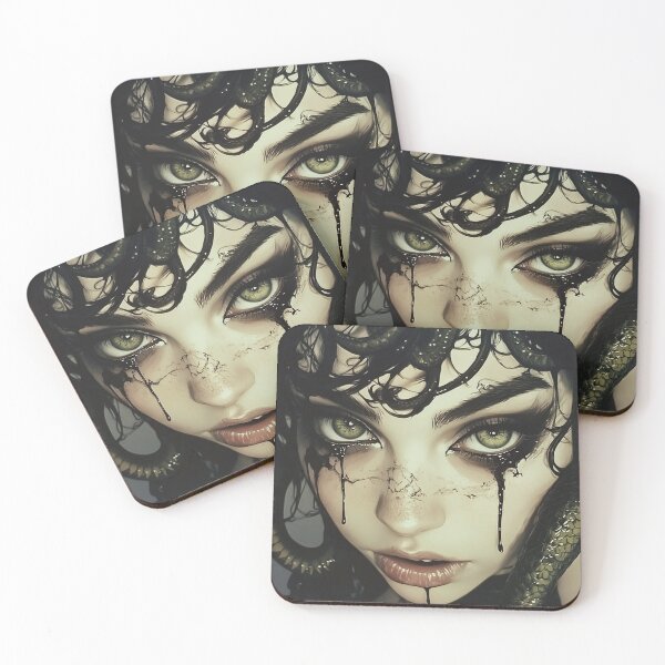 Item preview, Medusa designed and sold by CursedbyLilith.
