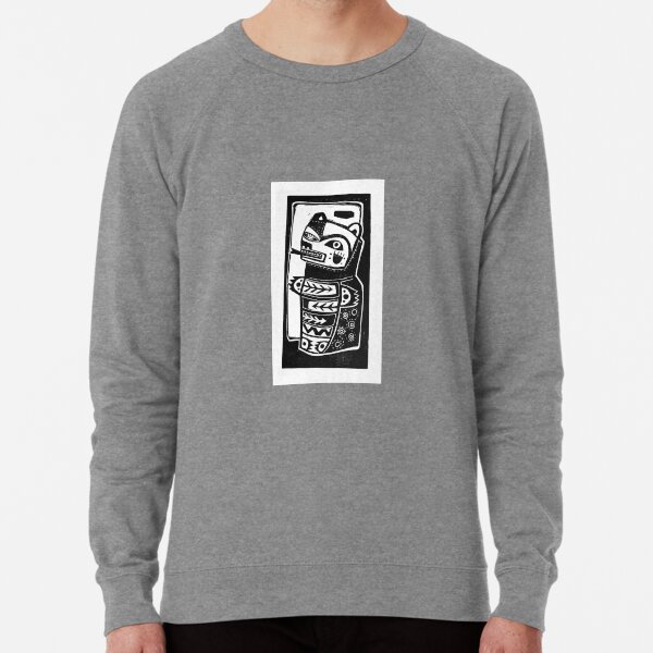 HON the Kachina Bear linocut Lightweight Sweatshirt