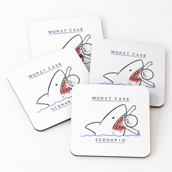 Item preview, Worst Case Scenario - Shark Attack Image designed and sold by GuesthozGraphix.