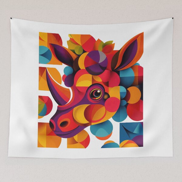 Item preview, Sticker T-shirt Design:  Rhinoceros  designed and sold by ForeverPrintsOK.