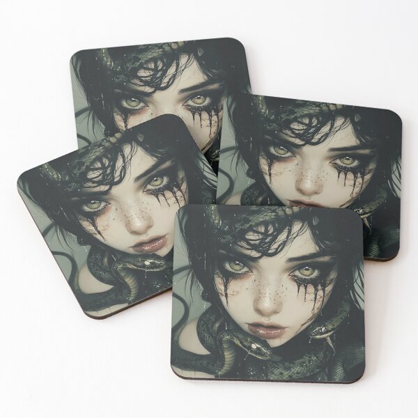 Item preview, Medusa designed and sold by CursedbyLilith.