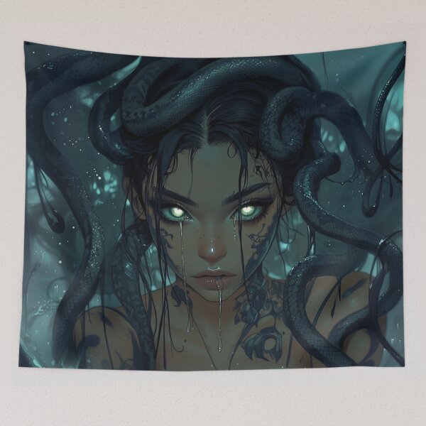 Item preview, Medusa designed and sold by CursedbyLilith.