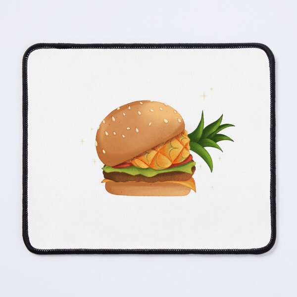Item preview, (Slogan free) Pineapple in a burger meme designed and sold by Thevampywolf.