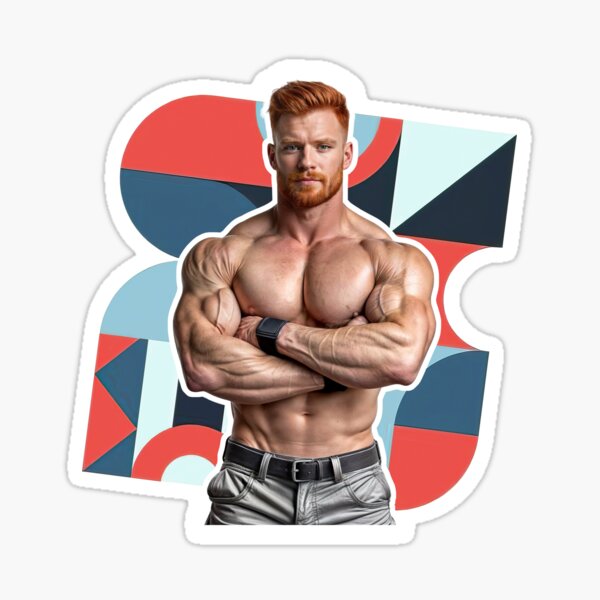 Artikel-Vorschau von Neue Serie: Bodybuilder Sticker #47, designt und verkauft von ForeverPrintsOK.