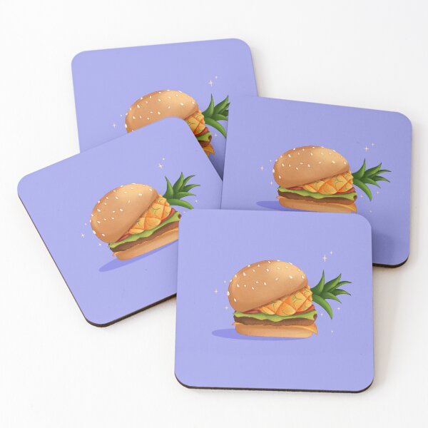Item preview, (Slogan free) Pineapple in a burger meme designed and sold by Thevampywolf.