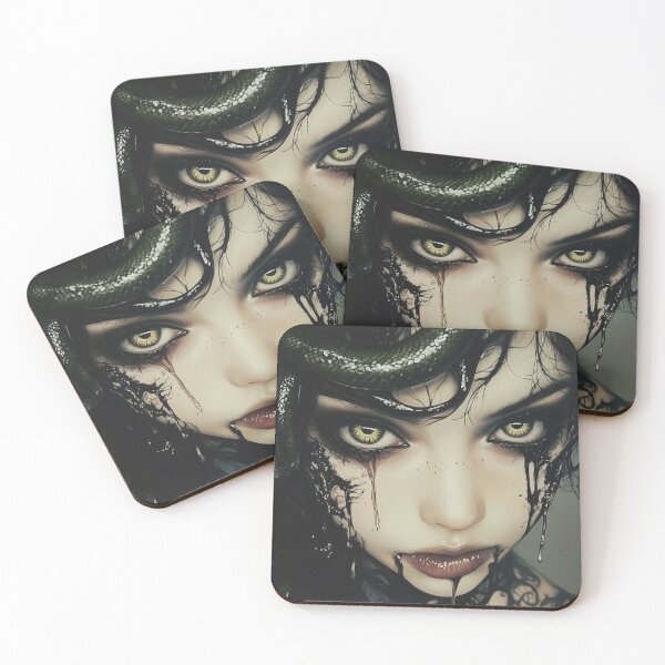 Item preview, Medusa designed and sold by CursedbyLilith.