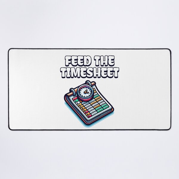 Item preview, Feed the Timesheet designed and sold by musthavewords.