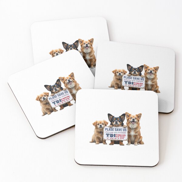 Item preview, Dog Vote Trump, Please Save Us. designed and sold by Roy & Tiffany.