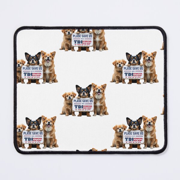 Item preview, Dog Vote Trump, Please Save Us. designed and sold by Roy & Tiffany.