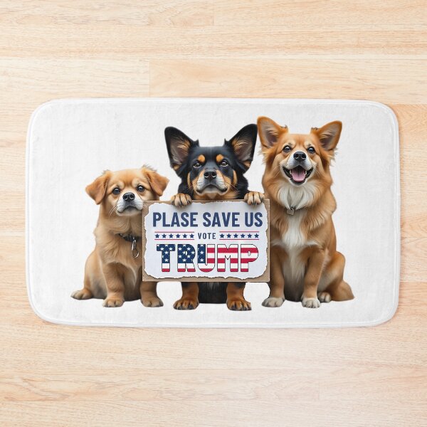 Item preview, Dog Vote Trump, Please Save Us. designed and sold by Roy & Tiffany.