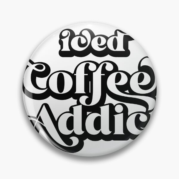 Item preview, iced coffee addict designed and sold by Cine Merch.
