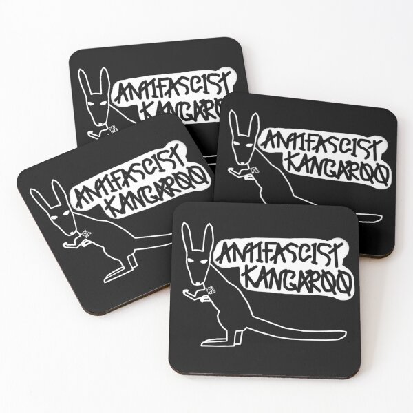 Item preview, Antifascist Kangaroo designed and sold by Natty Warkentin.