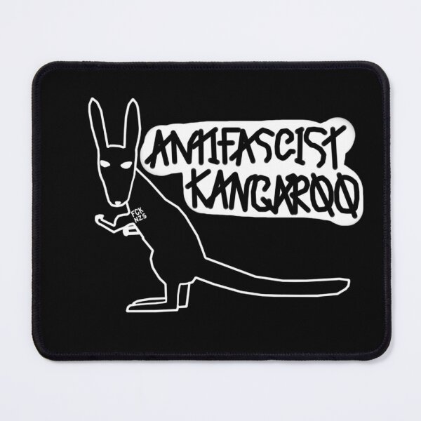 Item preview, Antifascist Kangaroo designed and sold by Natty Warkentin.