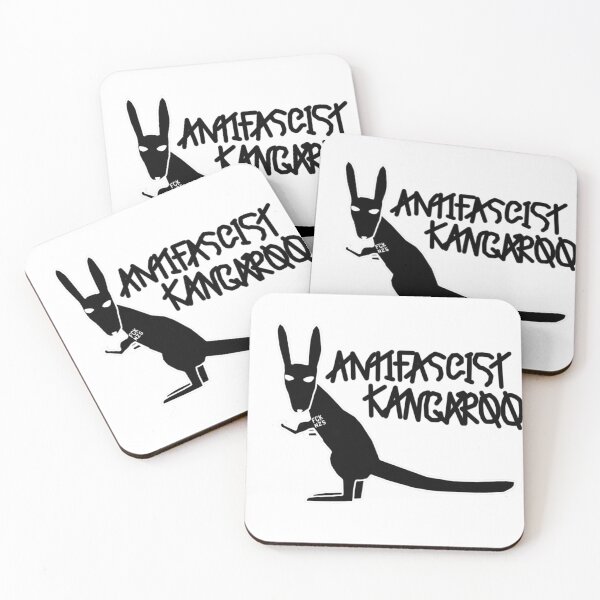 Item preview, Antifascist Kangaroo designed and sold by Natty Warkentin.