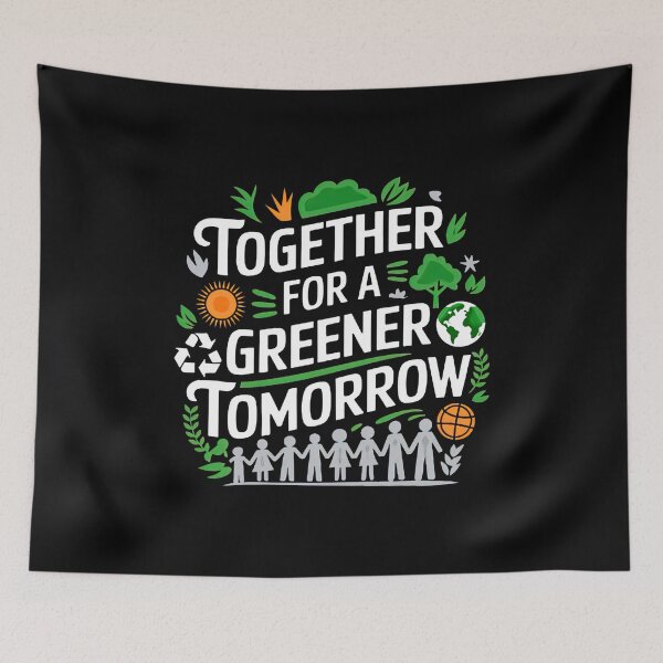 Item preview, Together for a Greener Tomorrow designed and sold by artwaves.