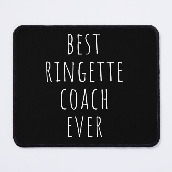 Item preview, best ringette coach ever - simple white text design designed and sold by EmeraldeaArt.