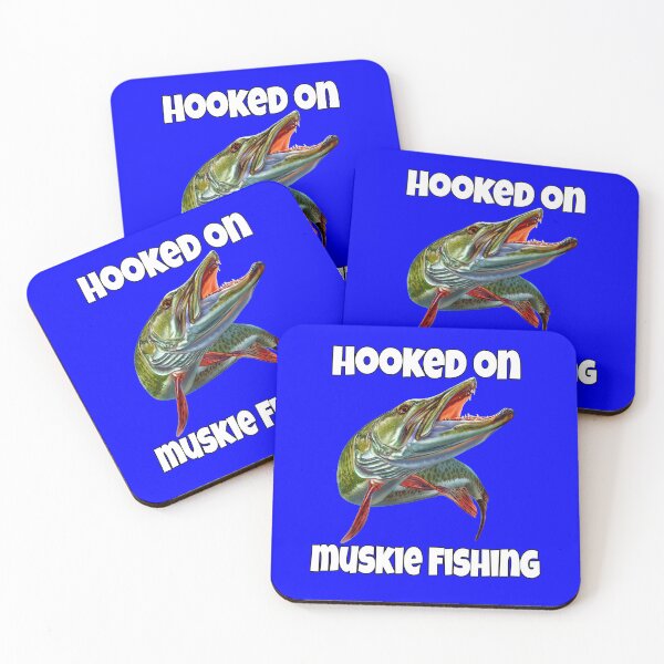 Item preview, Muskie Fish Fisherman Fishing Fanatic Hooked On Muskie Fishing  designed and sold by fantasticdesign.
