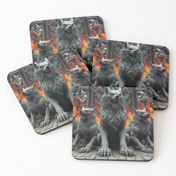 Item preview, Hounds of Hell Guarding the Gates designed and sold by Halifaxartguy.