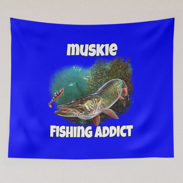 Item preview, Muskie Fish Fisherman Fishing Fanatic Muskie Fishing Addict designed and sold by fantasticdesign.