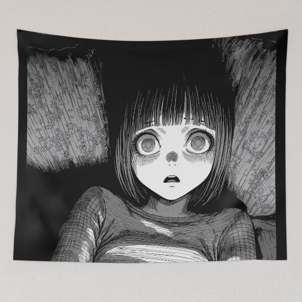 Item preview, Fading into the Light  - black and white anime manga girl designed and sold by ForsakenFrames.