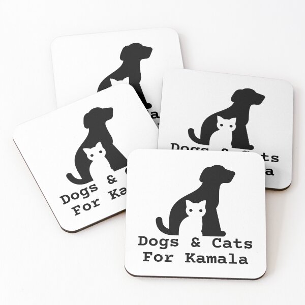 Item preview, Dogs and Cats for Kamala designed and sold by AmazedGrace.