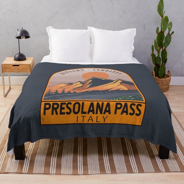 Item preview, Presolana Pass Italy Retro Travel Emblem designed and sold by KrisSidDesigns.