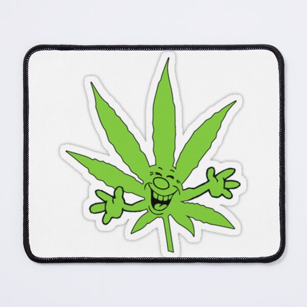 Item preview, Happy laughing cartoon green leaf. designed and sold by claireseyeview.