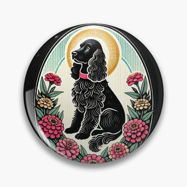 Item preview, Black Cocker Spaniel  designed and sold by FrictionMaxxing.