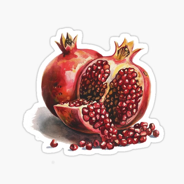 Item preview, Pomegranate watercolor designed and sold by MrJapakiya.