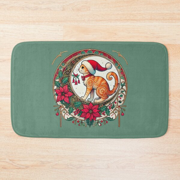Item preview, Christmas Ginger Cat designed and sold by FrictionMaxxing.
