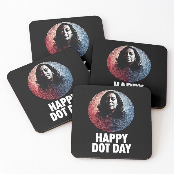 Item preview, Happy Dot Day Kamala Harris designed and sold by HeadTurningArt.