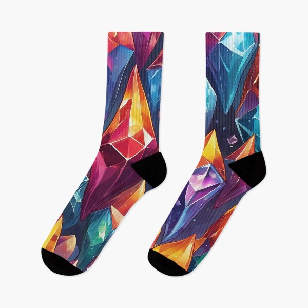 Item preview, Crystal Shard lwith vibrant rainbow facets for a dazzling low poly designed and sold by Tchoice.