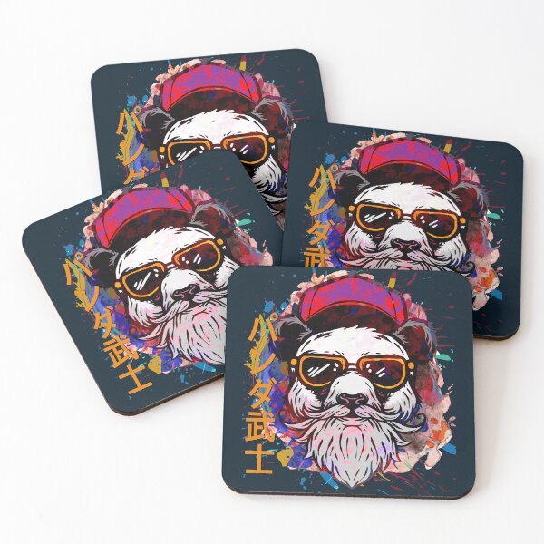 Item preview, Hipster Panda Retro Art with cool glasses designed and sold by navarraspain.