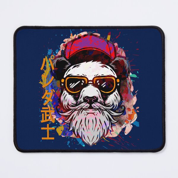 Item preview, Hipster Panda Retro Art with cool glasses designed and sold by navarraspain.