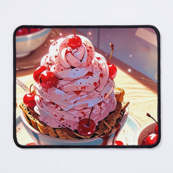 Item preview, Anime illustration of cherry dessert  designed and sold by Millionsxi.