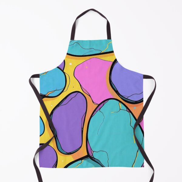 Item preview, Vibrant Pebbles in Playful Abstract Colours designed and sold by ArtComixHaven.
