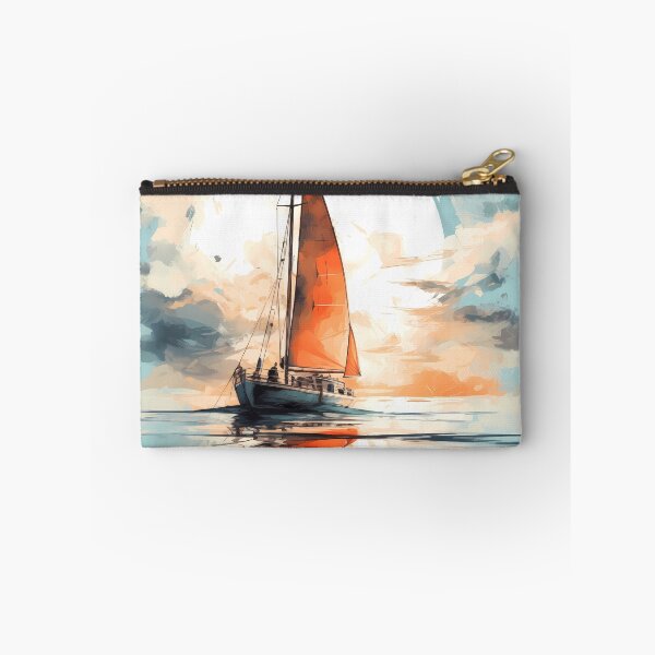 Item preview, Sailing Boat With Misty Shrouded Moon designed and sold by Amberjays.