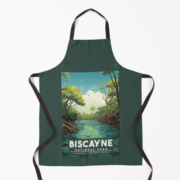 Item preview, A Vintage Travel Illustration of Biscayne National Park - Florida - United States designed and sold by GoodOldVintage.