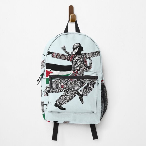 Item preview, man cultural dabke dance in palestinian patterns motifs designed and sold by Slice Of Seed.