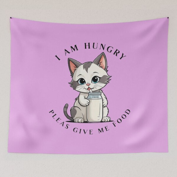 Item preview, Hungry Cute Cat designed and sold by Farzad Parhizkar.
