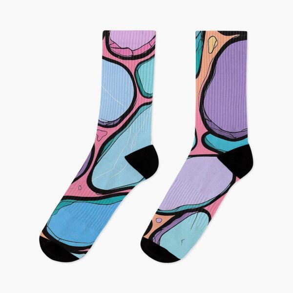 Item preview, Colourful Stones on Soft Pastel Background designed and sold by ArtComixHaven.