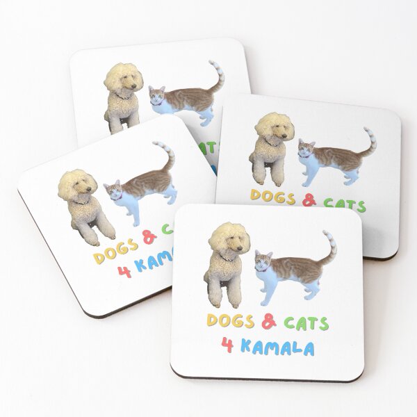 Item preview, Dogs and Cats for Kamala! designed and sold by AmazedGrace.