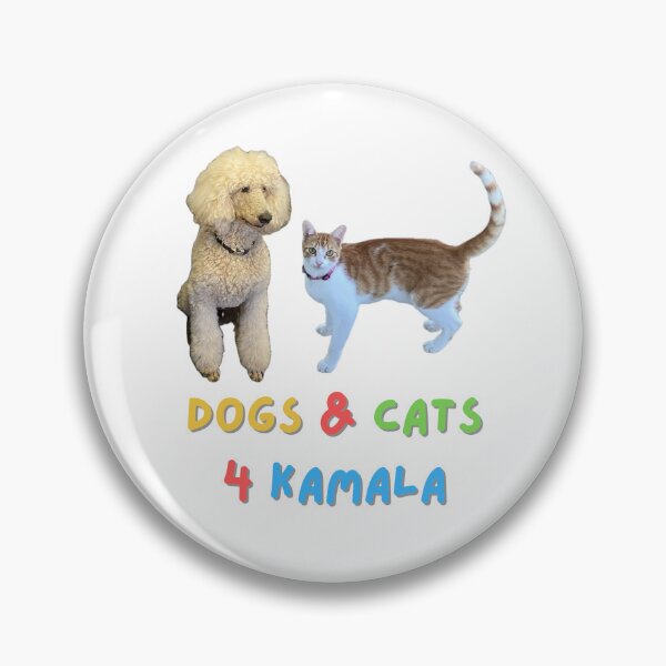 Item preview, Dogs and Cats for Kamala! designed and sold by AmazedGrace.