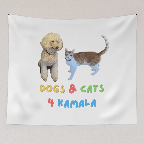 Item preview, Dogs and Cats for Kamala! designed and sold by AmazedGrace.