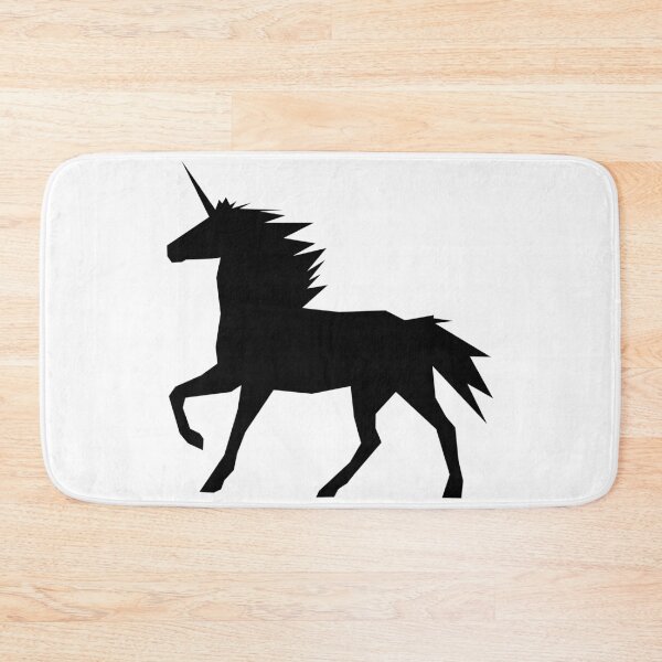 Item preview, Black on White Unicorn designed and sold by IceBlueDesigns.