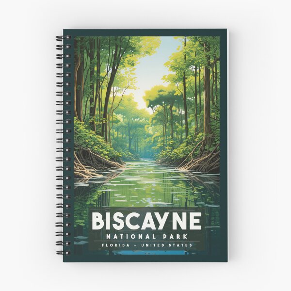 Item preview, A Vintage Travel Illustration of Biscayne National Park - Florida - United States  designed and sold by GoodOldVintage.