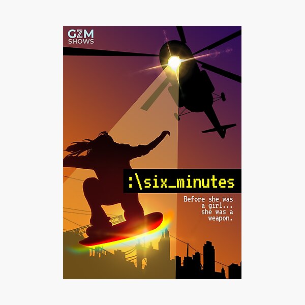 Item preview, Six Minutes Podcast Poster! designed and sold by GZMShows.